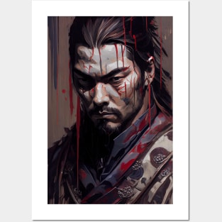 Gothic Samurai - Oil Paint Posters and Art